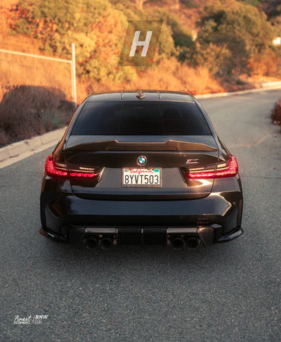 P1 (High Kick) Carbon Fiber Trunk Lip / Spoiler - G20 3-Series | G80 M3