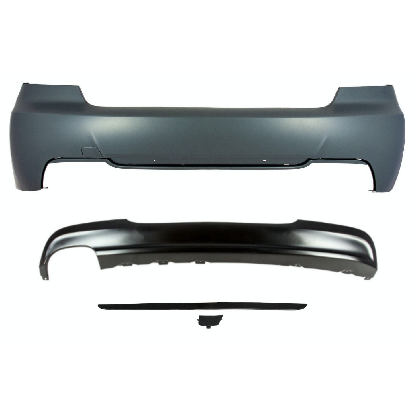 2007-2012 E92 M-TECH REAR BUMPER DUAL OR SINGLE DUAL