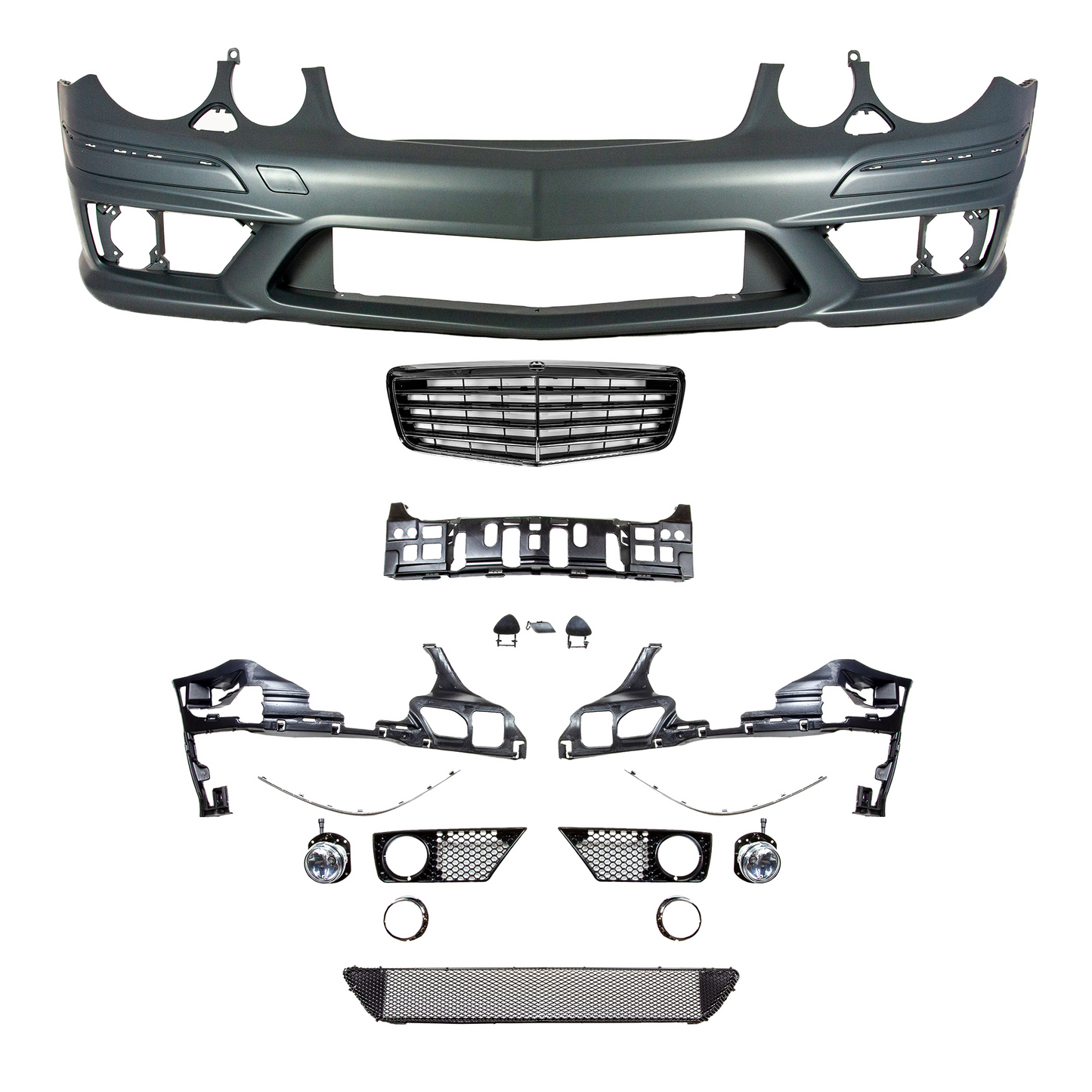 W211 E63 FRONT BUMPER W/FOG LAMPS SUVNEER BRAND