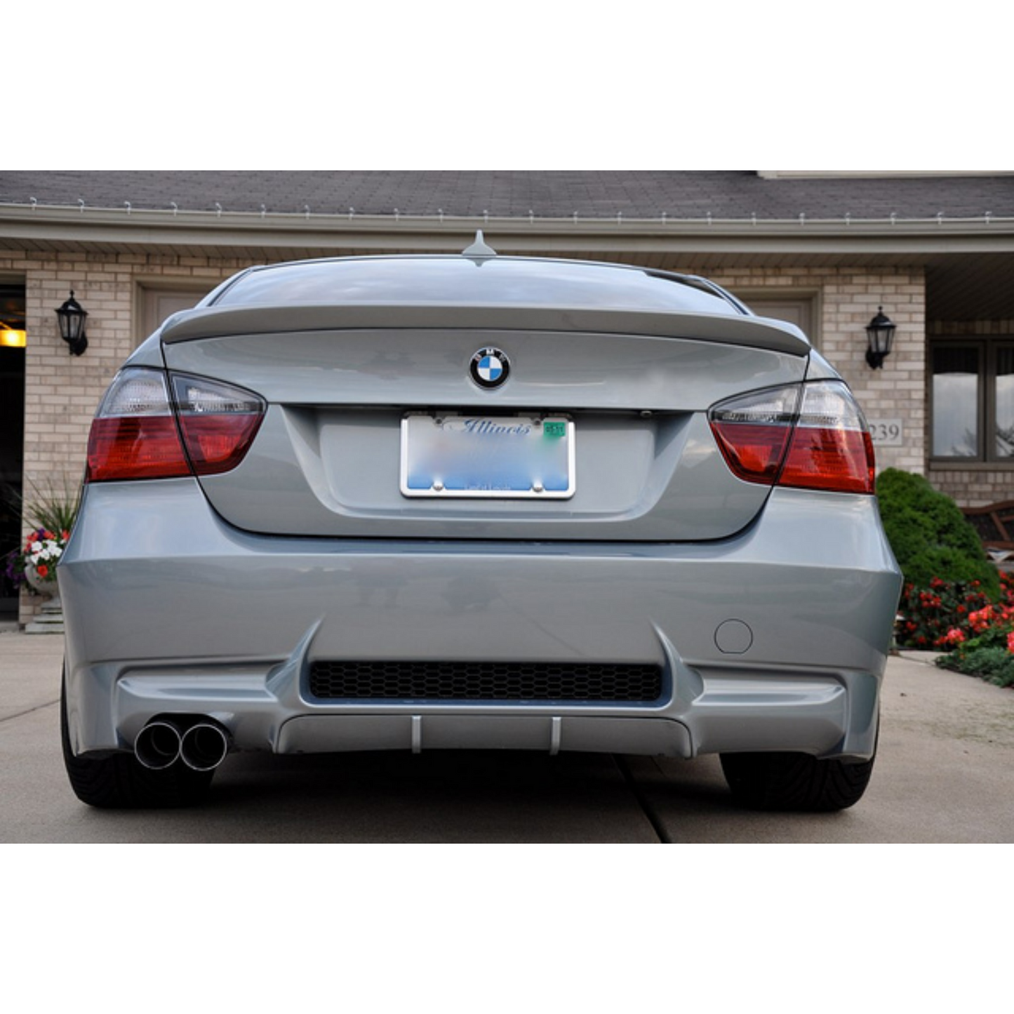 2006-2011 E90 M3 REAR BUMPER QUAD OR SINGLE DUAL