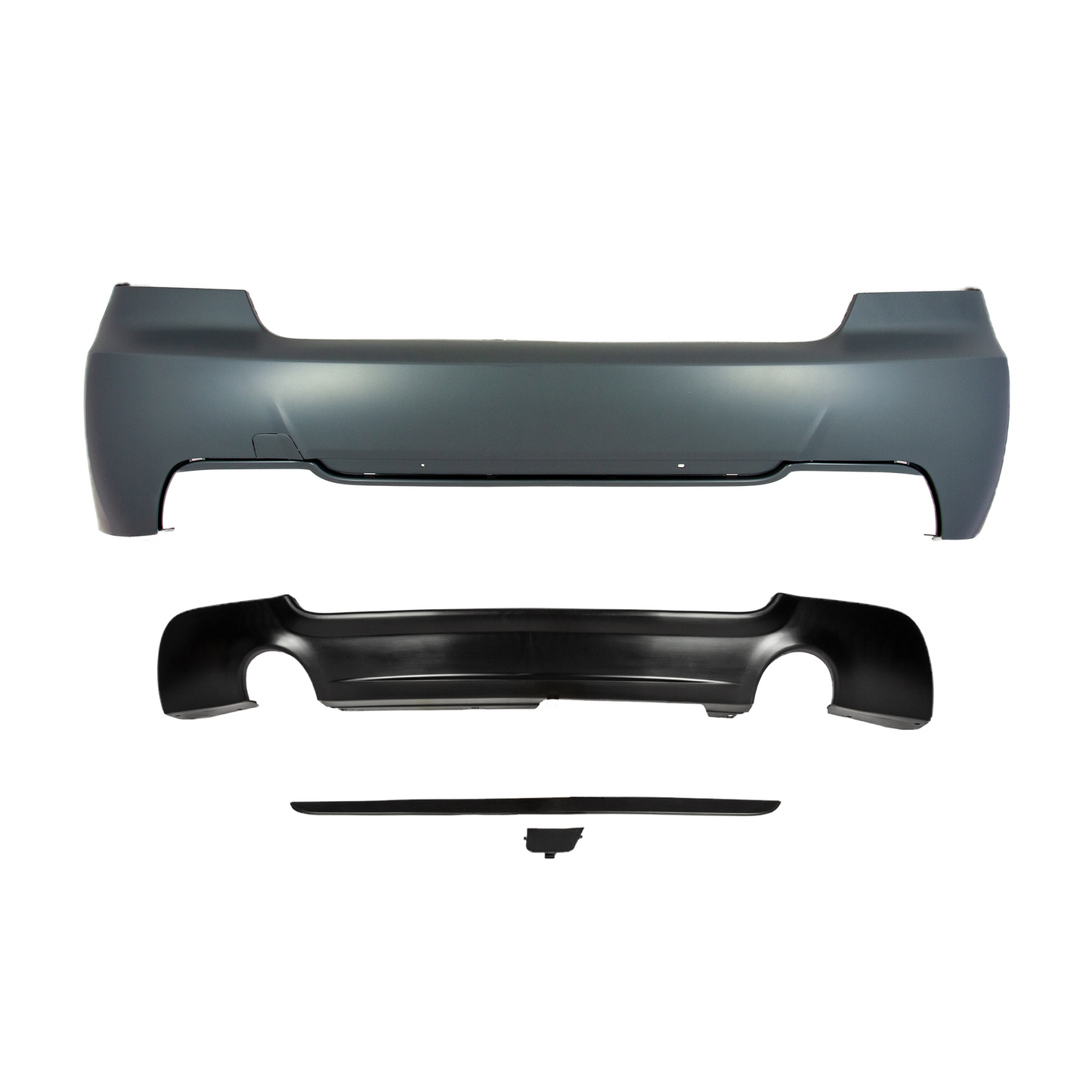 2007-2012 E92 M-TECH REAR BUMPER DUAL OR SINGLE DUAL