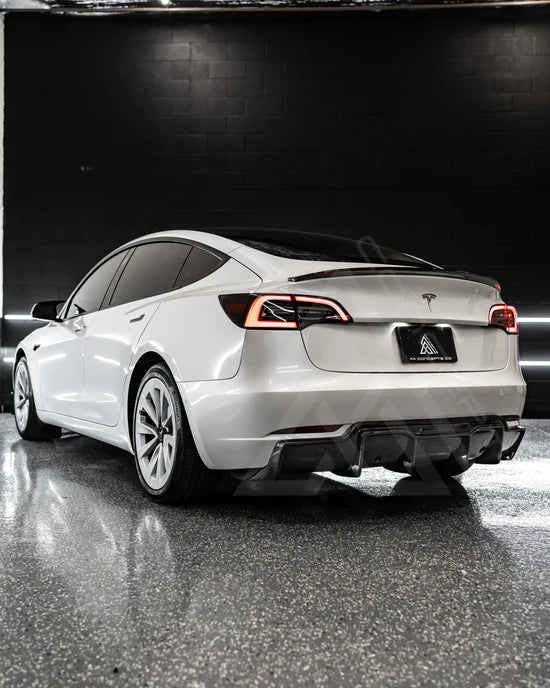 TESLA MODEL 3 CARBON FIBER V DIFFUSER