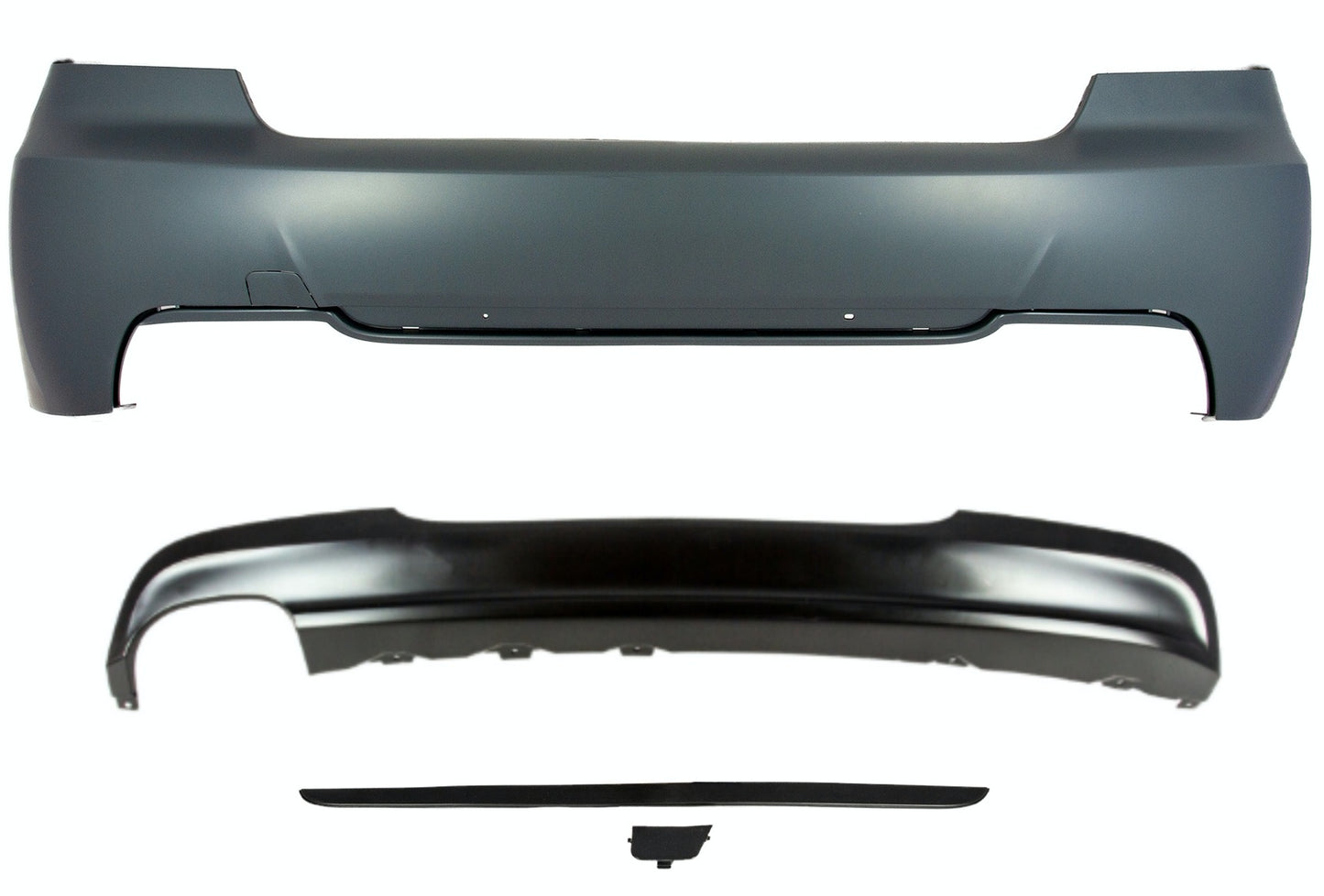 2006-2011 E90 M-TECH REAR BUMPER DUAL OR SINGLE DUAL