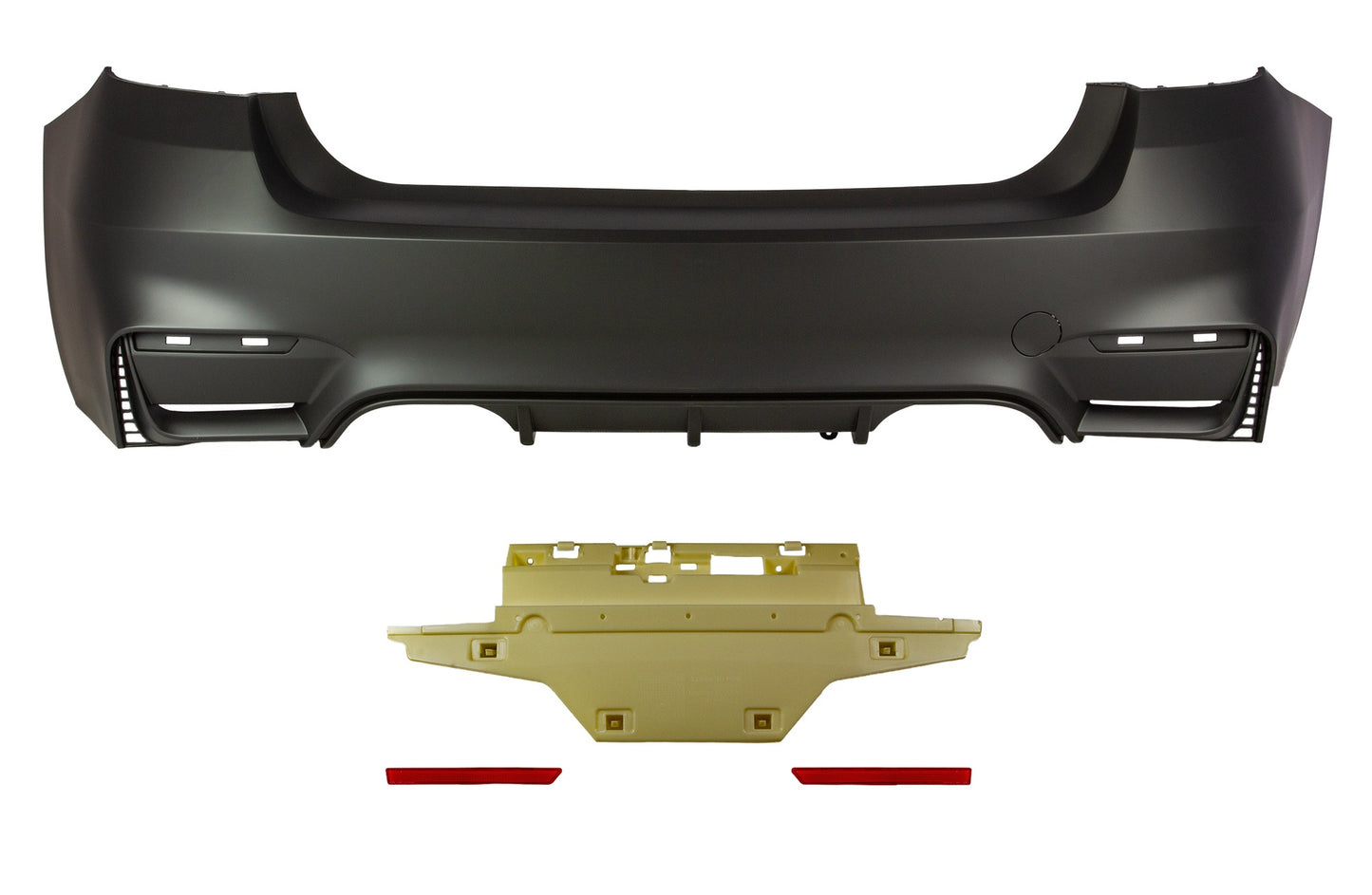 2012-2019 F30 3 SERIES M3 REAR BUMPER QUAD OUTLET ONLY