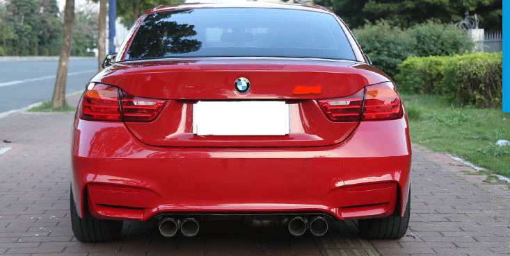 2014-2020 F32 4 SERIES M4 REAR BUMPER QUAD OUTLET ONLY