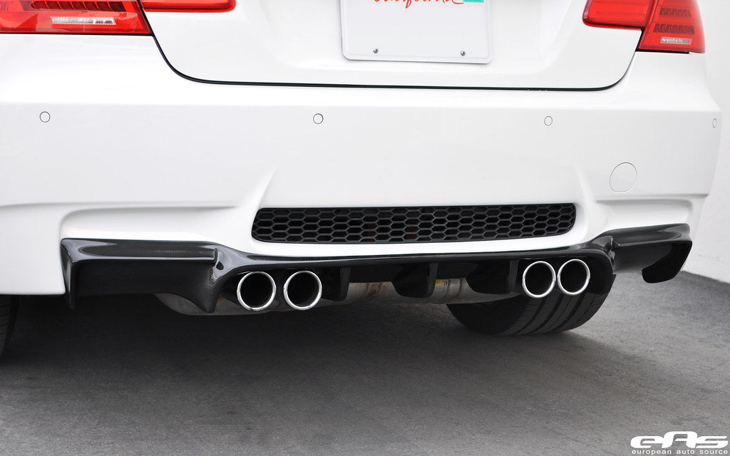 E9X E90 E92 M3 V STYLE UPPER CARBON FIBER DIFFUSER