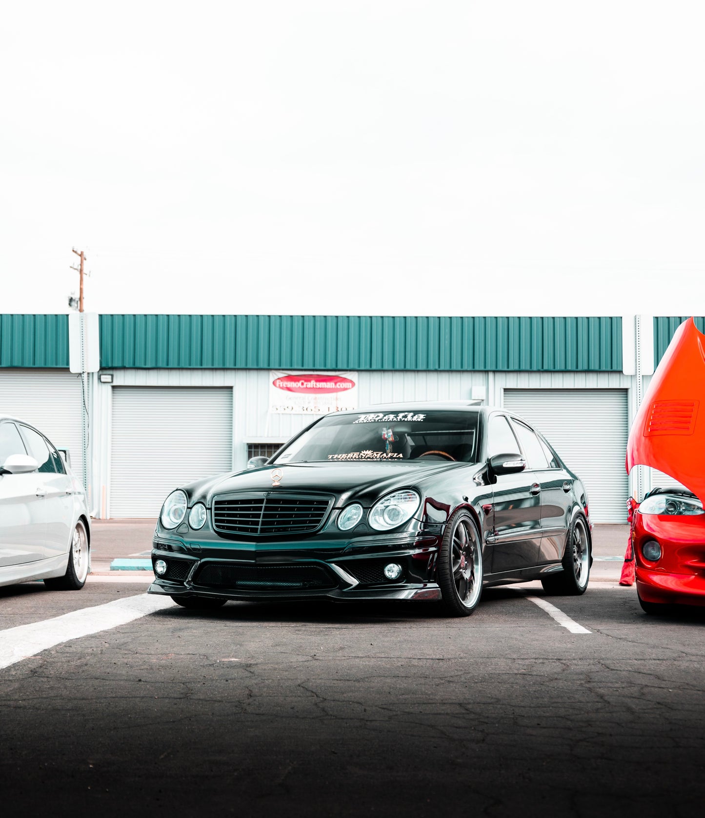 W211 E63 AMG CARBON FIBER GODHAND STYLE