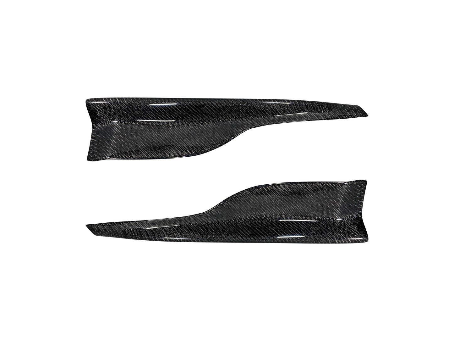 E82 1M CARBON FIBER REAR BUMPER SPLITTERS